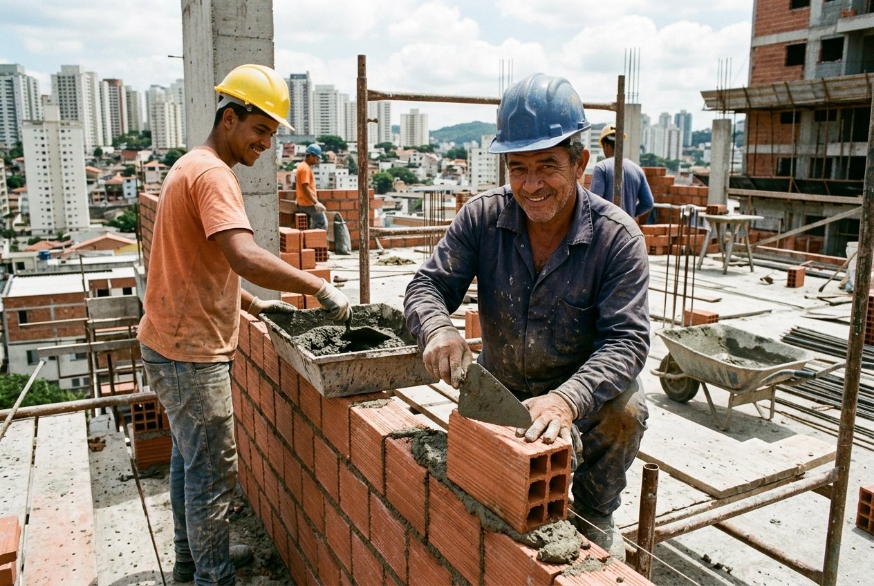 Pedreiros e Serventes de Obra em São Paulo
