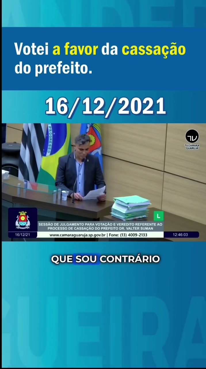 Voto pelo Impeachment e Transparência